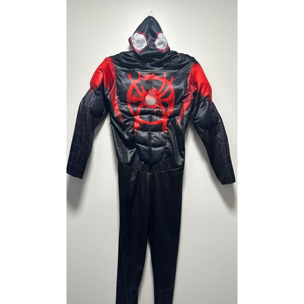 Marvel Spider-Man Into the Spider-Verse Miles Morales Costume Kids Large Rubies